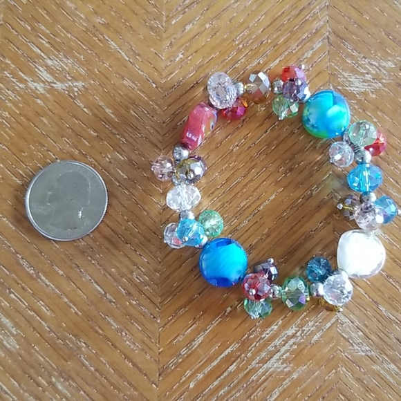 Colorful Jewel Toned Bracelet - Picture 1 of 6